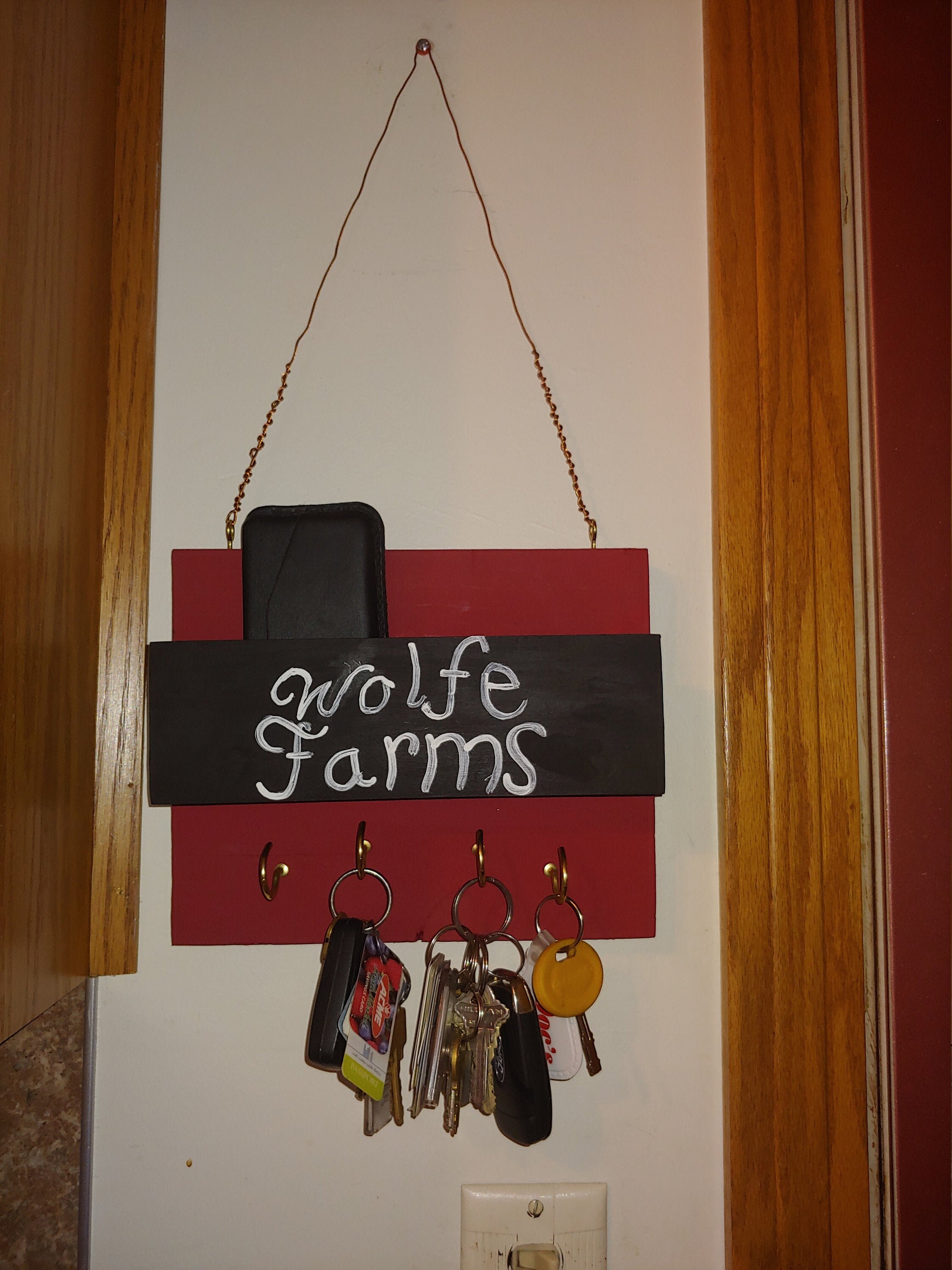 Hanging Key Holder Etsy