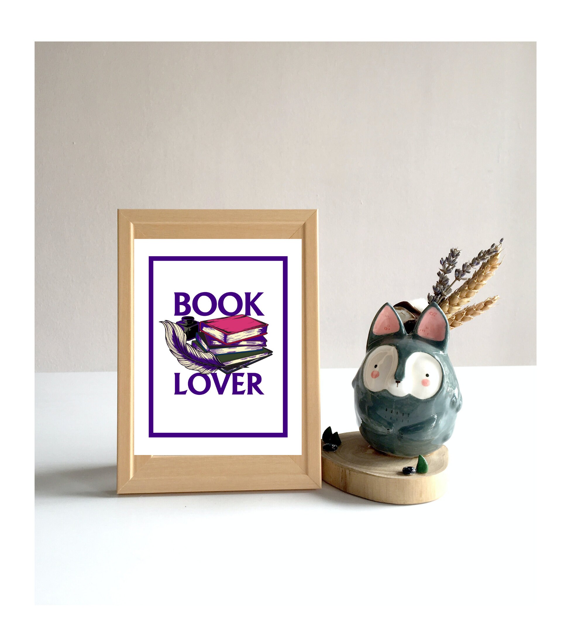 Booklover Printable 8x10 Visual for Readers Booklovers Book - Etsy