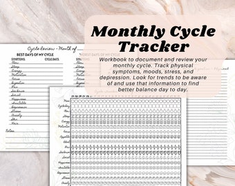 Private Period Tracker, Moon Cycle Tracker, Period Tracker, Monthly Cycle Planner, Menstrual Cycle Tracker, Mood Tracker, Symptom Tracker