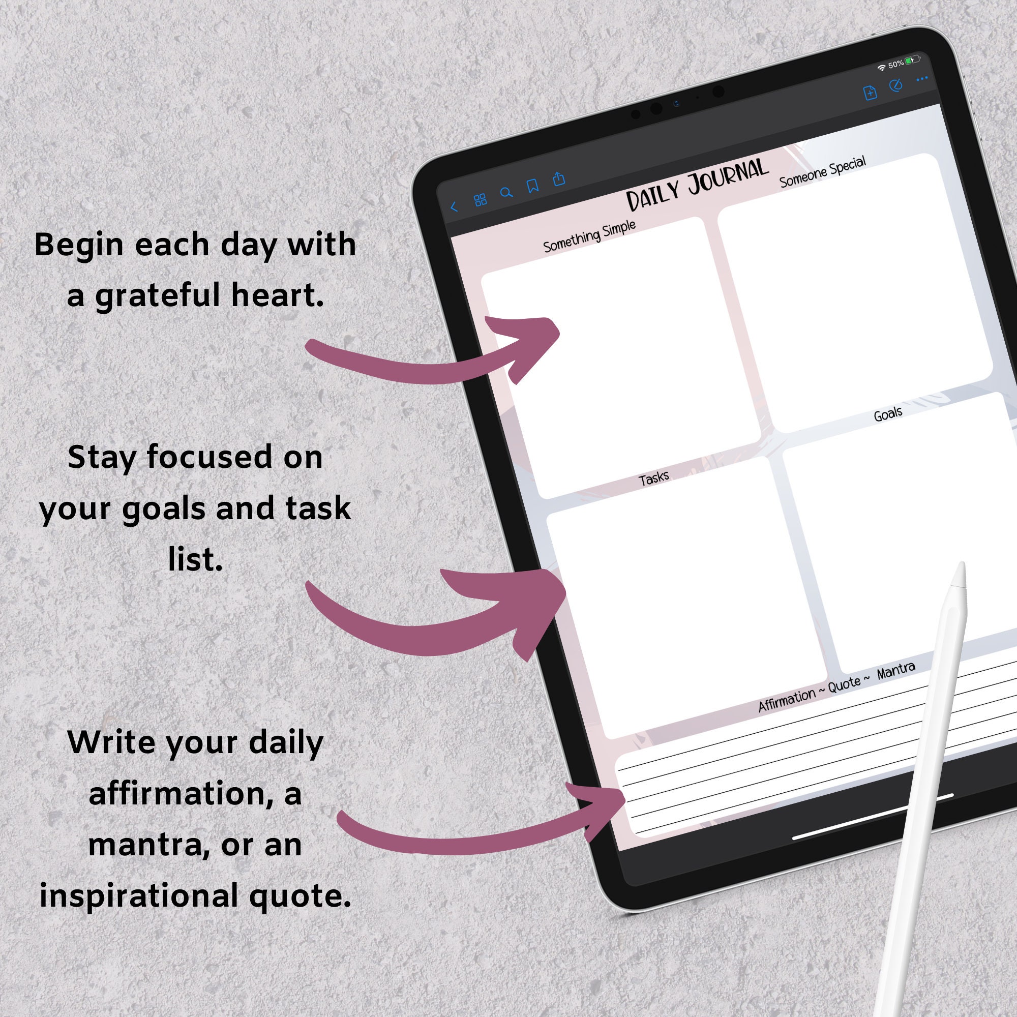 150 Daily Guided Journal Prompts With Daily and Weekly Journal Pages - Etsy