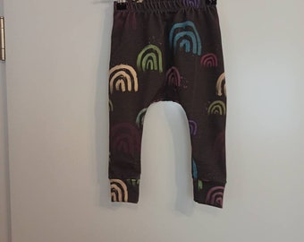 Slimharem Pants Regenbogen black 80/86