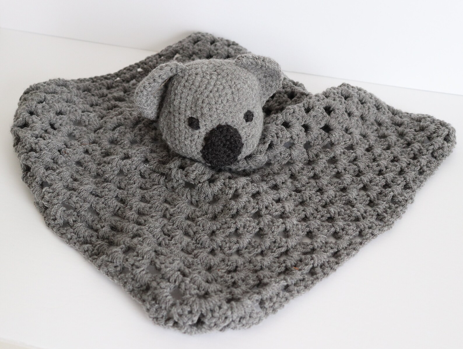 Crochetedvery soft security blanket/toy. Etsy