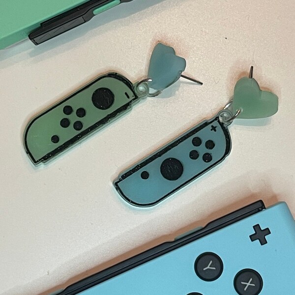Handmade joycon earrings