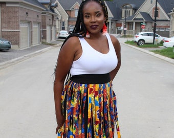 african fringe skirt