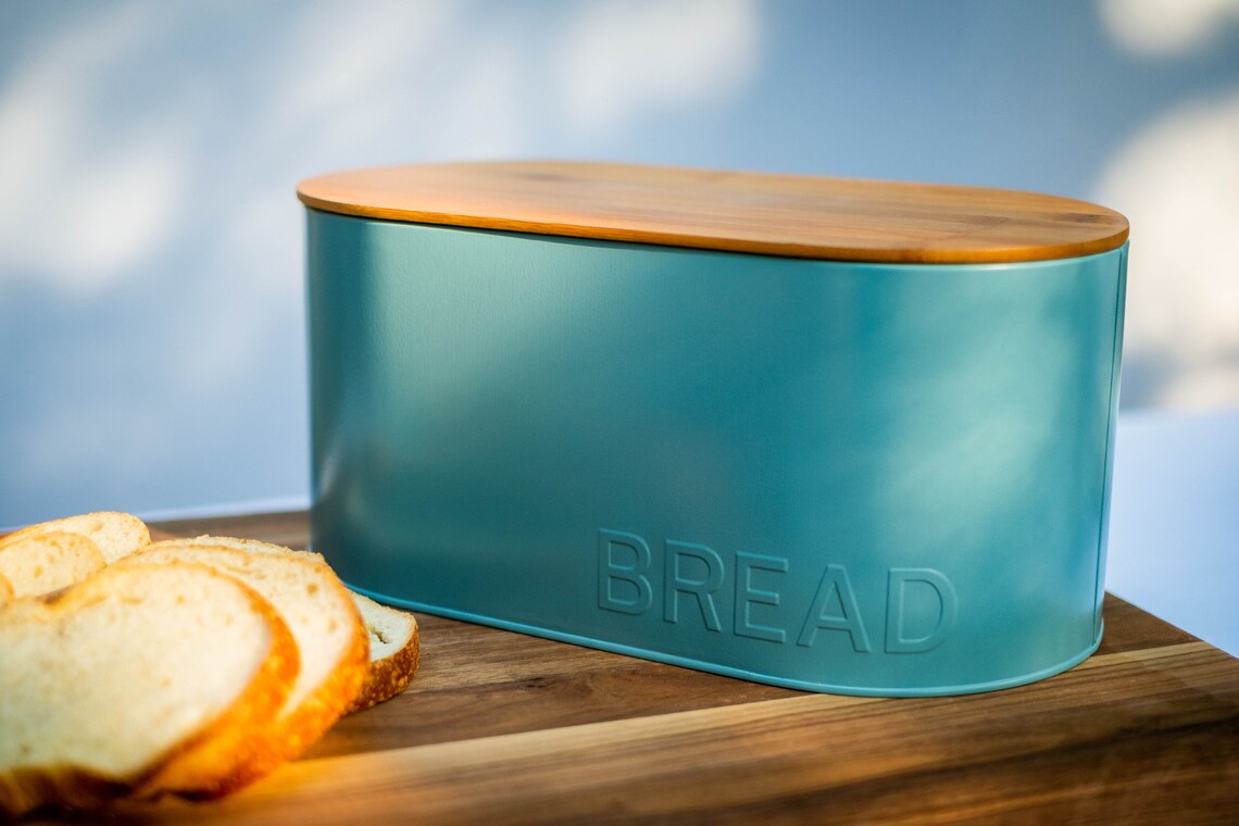 Modern Designed Bread Box Etsy