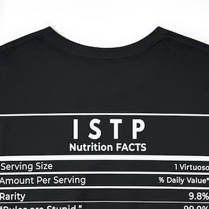 Black Navy Istp Nutrifact Unisex Heavy Cotton Tee - Istp  Nutrifact Shirt for Gifts - Funny Gifts for Istp  Personalities - Istp Gf BF