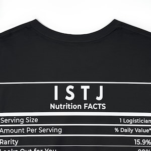 Istj Nutrifact Unisex Schwere Baumwolle T-Shirt - Istj Nutrifact Shirt für Geschenke - Lustige Geschenke für Istj Persönlichkeiten - Istj Gf BF