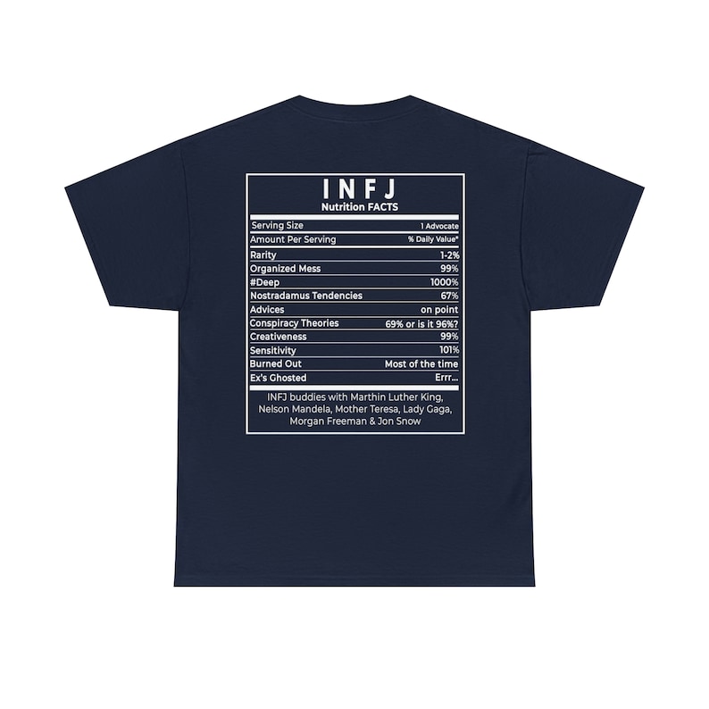 INFJ Nutrition Facts T-Shirt