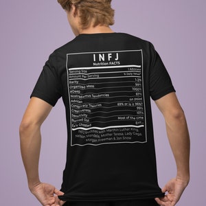 INFJ Nutrition Facts T-Shirt