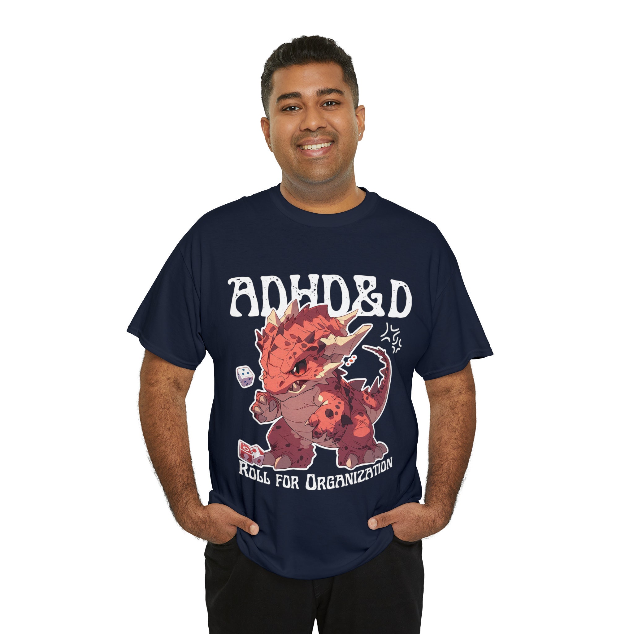 Black or Navy ADHD&D Roll for Organization T-shirt Adhdnd Shirt Gifts ...