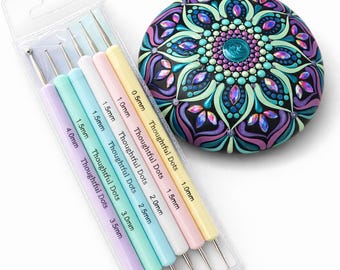Mandala-punttool met maten | Nagelstift | Doordachte stippen