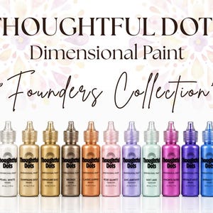 Peinture en relief Thoughtful Dots « Collection Fondateurs »
