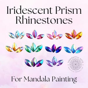 Iridescent Horse Eye Rhinestones | 150 Pcs Acrylic AB, 7x15mm