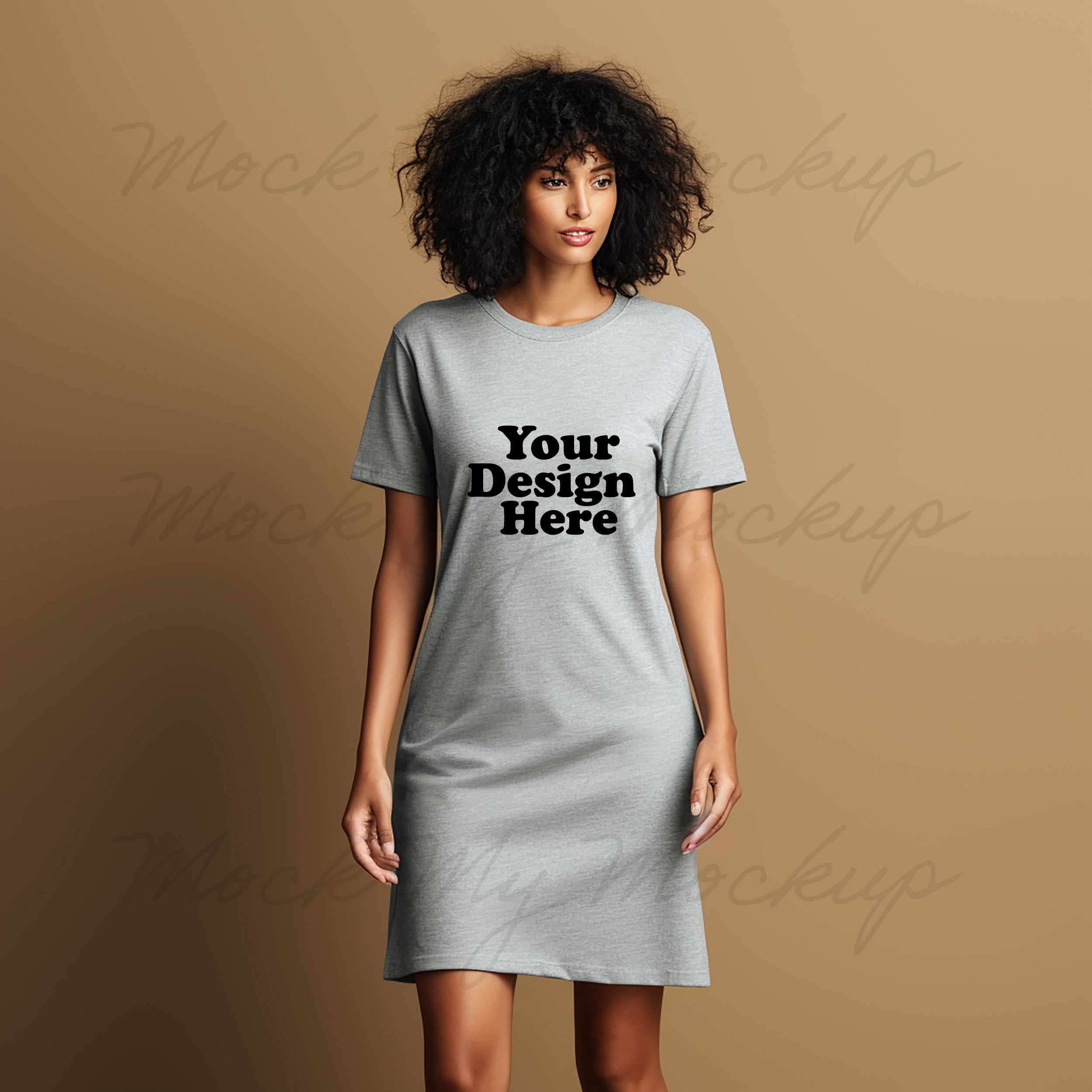 Grey T Shirt Dress - Etsy