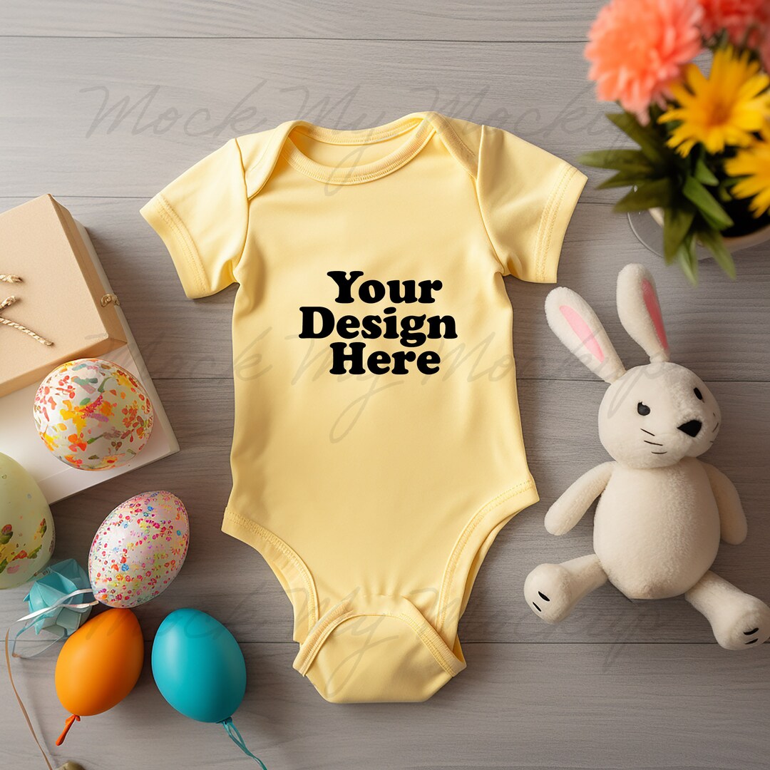 Butter Rabbit Skins 4424 Bodysuit Mockup Onesize Mockup Bodysuit Mockup ...