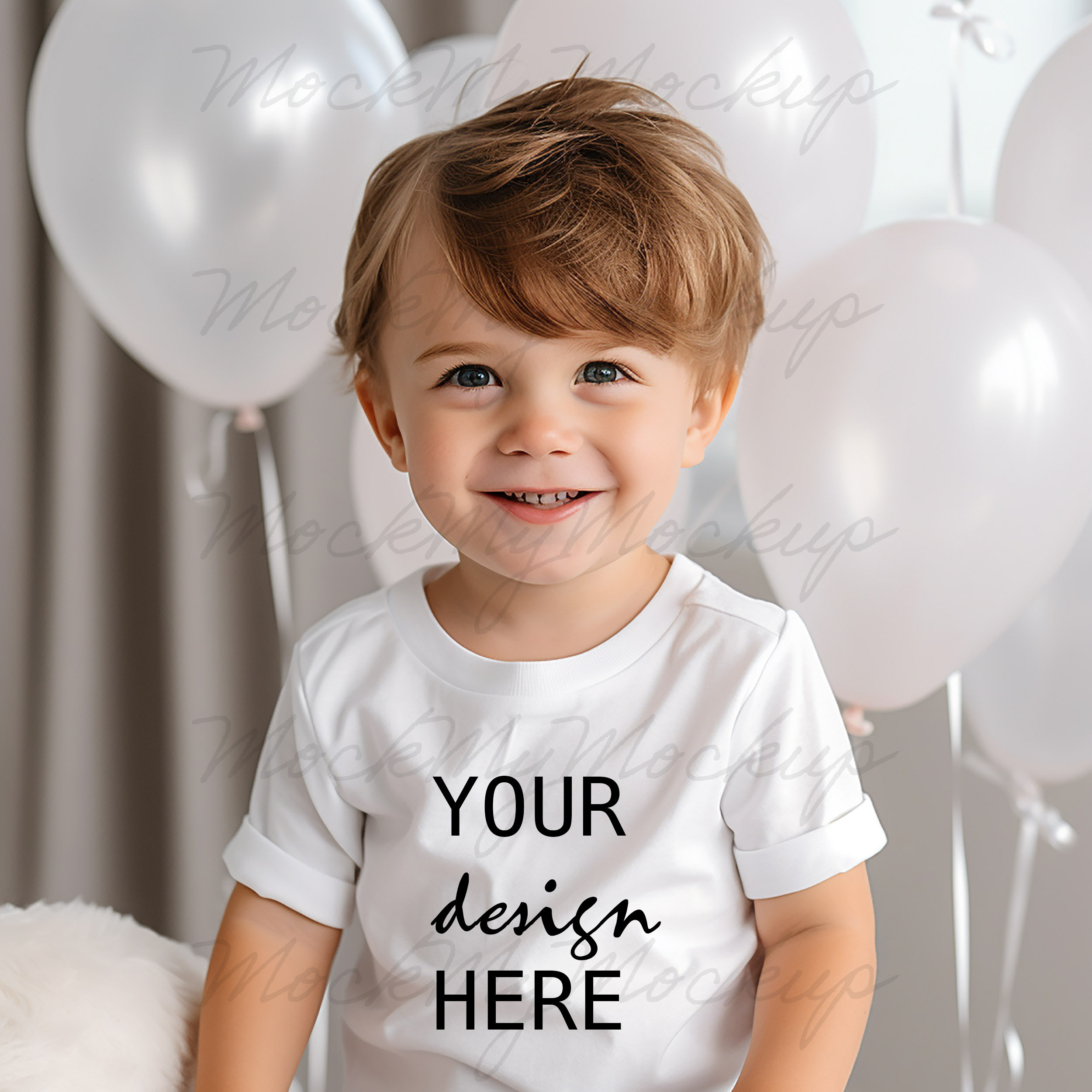 Birthday Boy White Tshirt Mockup White Shirt Toddler Mockup Etsy