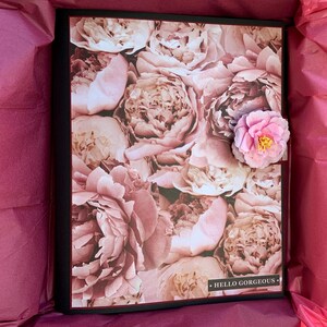 Álbum de recortes rosa y rojo único y hecho a mano, regalo de cumpleaños, álbum de fotos, regalo femenino, regalo de despedida de soltera, regalo de jubilación, regalo para madre