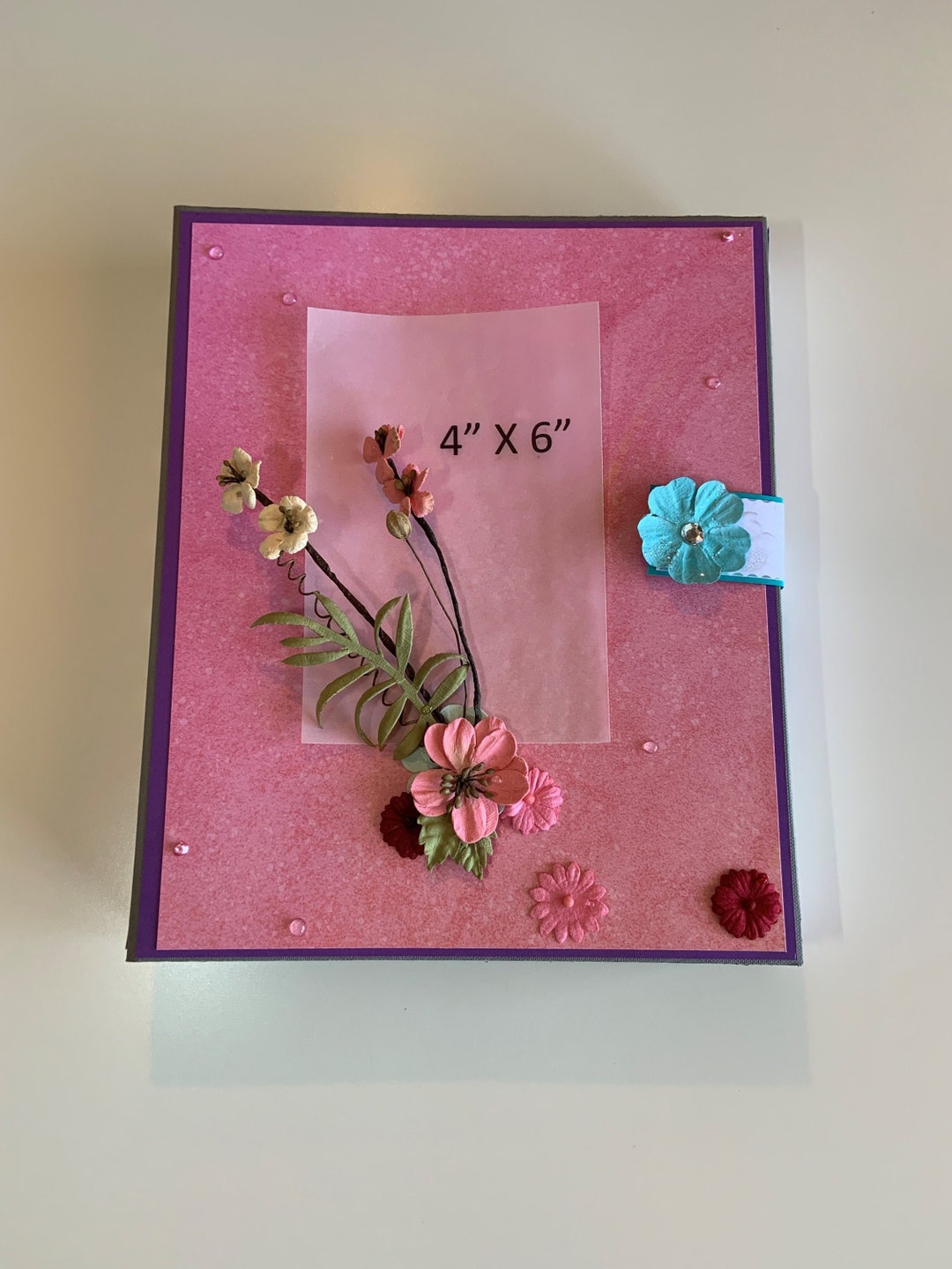 Handmade Scrapbook Photo Album Birthday Gift Completed Etsy