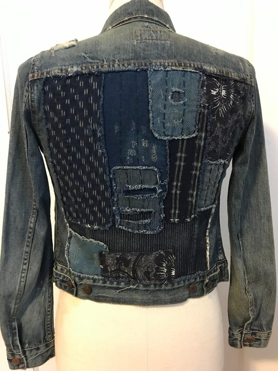 Vintage Ralph Lauren Shirt Patchwork Jacket Patch… - image 2