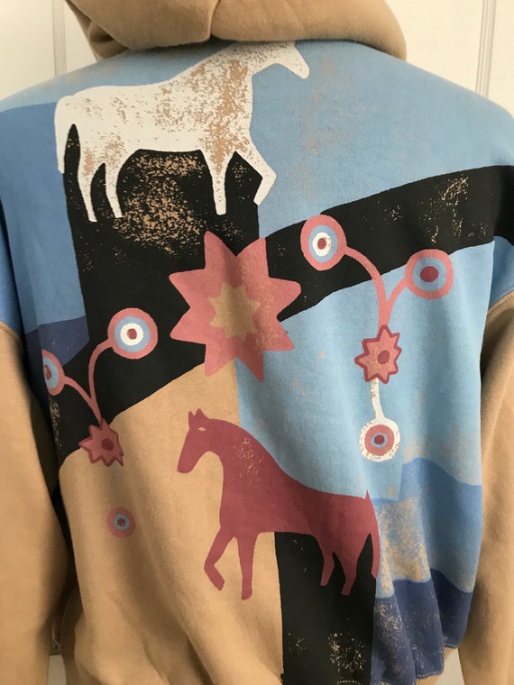 Ralph Lauren Sweatshirt Horse Equestrian Artist s… - image 6