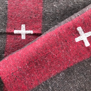 Surplus swiss army online style wool blanket new