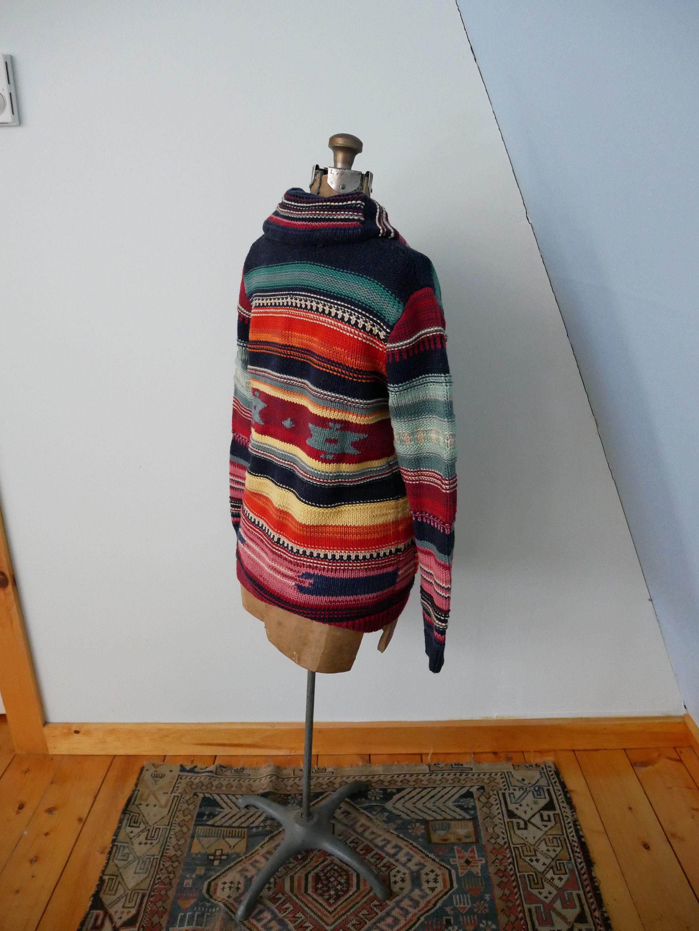 Ralph Lauren Navajo Cardigan 風車柄 スワスティカ