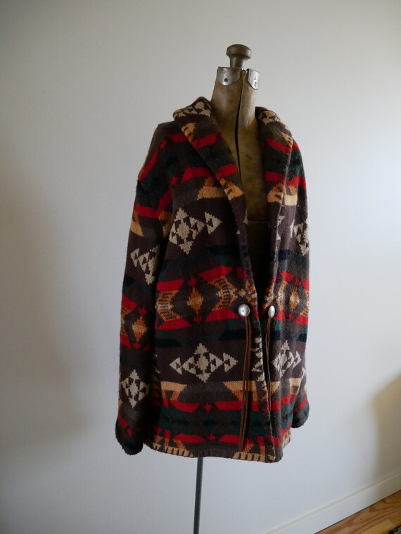 Vintage Ralph Lauren Sweater Hand knit Cardigan Tr
