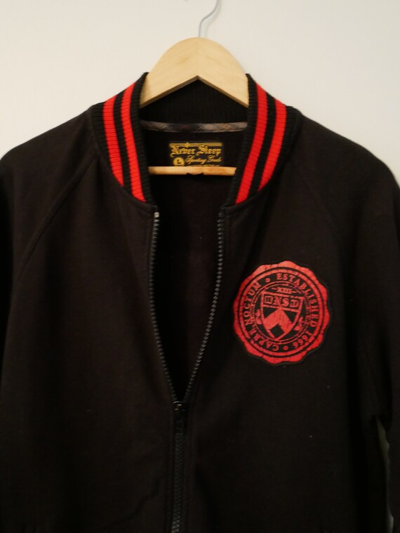 Vintage Rogues Gallery Maine Bomber Track Jacket,… - image 8