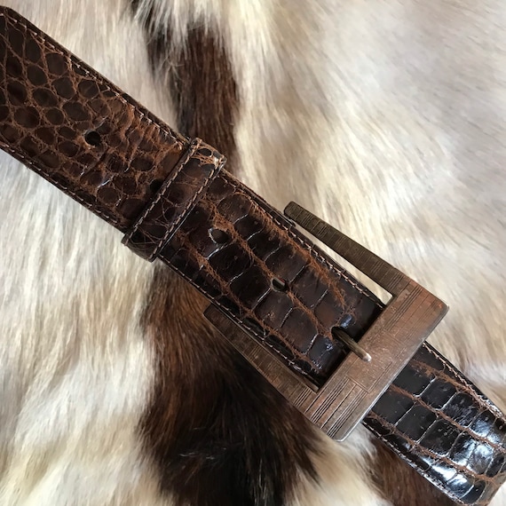 Ralph Lauren Vintage Alligator Belt RL-Buckle Alligator Belt main image 2