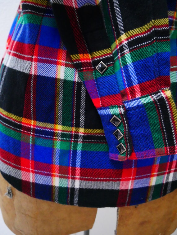 Vintage Ralph Lauren Western Shirt Snap Button Pl… - image 9