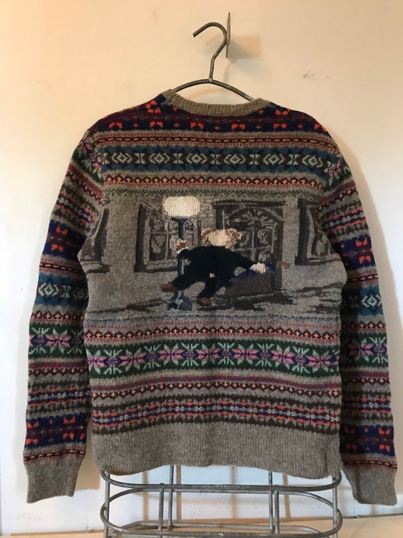 Vintage Ralph Lauren Polo Bear Sweater Singing in… - image 8