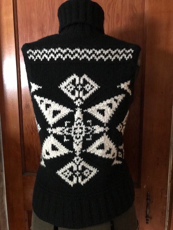 Vintage Ralph Lauren Hand knit Sweater Wool Cashm… - image 7