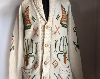 Vintage 80s/90s Lord Jeff Sailboat Knit Sweater Blue Medium - Etsy