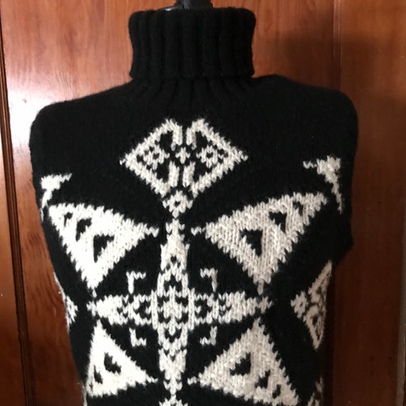 Vintage Ralph Lauren Hand knit Sweater Wool Cashm… - image 4