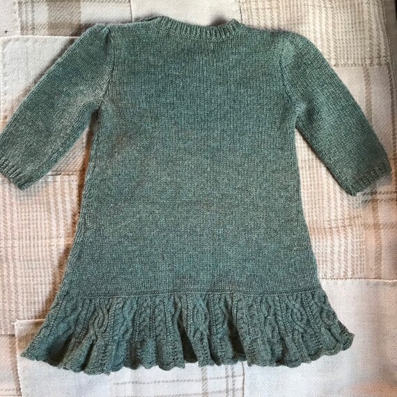 Vintage Ralph Lauren Hand knit Sweater Dress Samp… - image 4