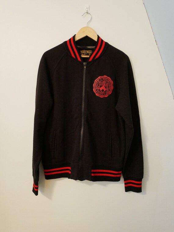 Vintage Rogues Gallery Maine Bomber Track Jacket,… - image 2