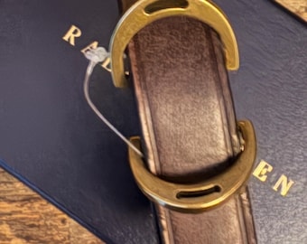 Vintage Ralph Lauren Leather Bracelet  Leather Equestrian Stirrup
