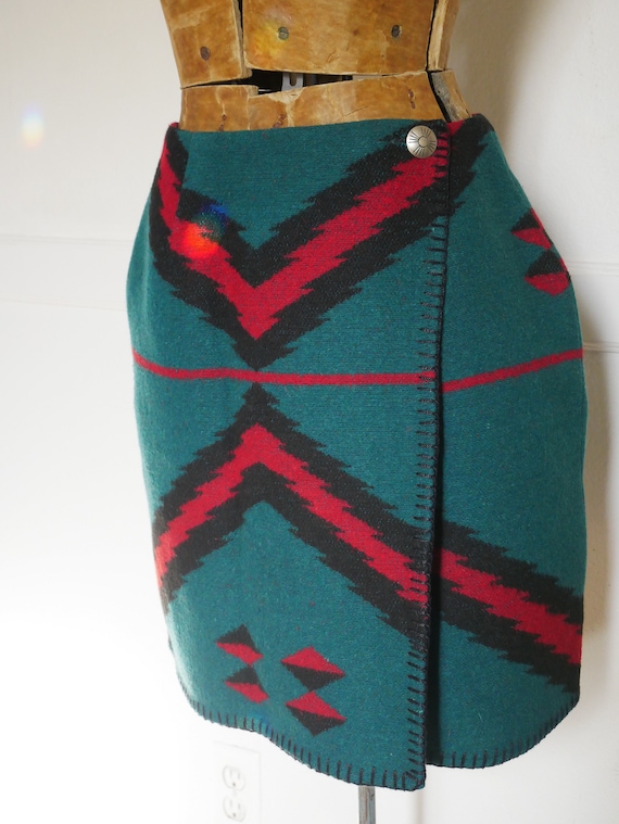 Western blanket cheap skirts