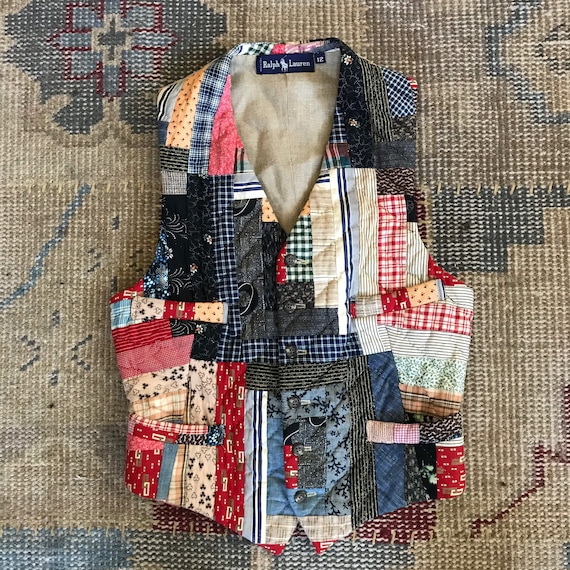 Vintage Ralph Lauren Vest Ralph Lauren Rare Antiqu