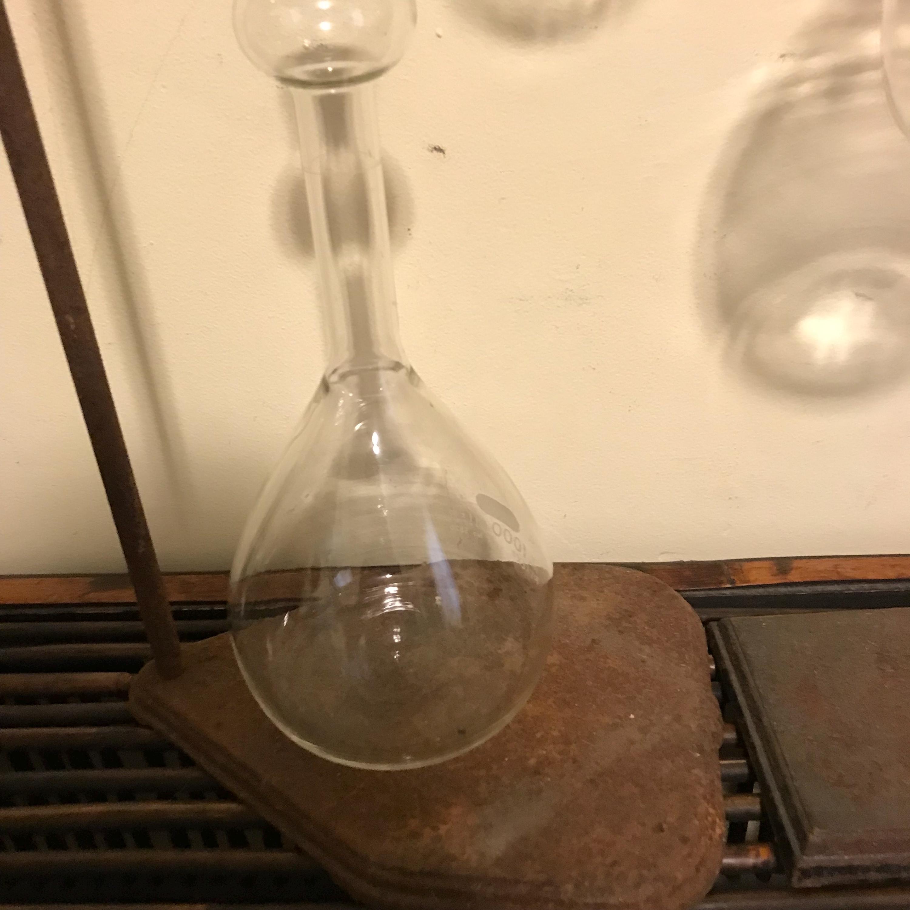 Antique Science Lab Stand Lab Beaker Lab Vase Glass Industrial Iron ...