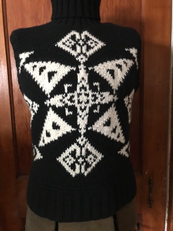 Vintage Ralph Lauren Hand knit Sweater Wool Cashm… - image 10