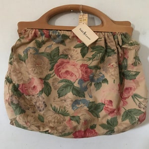バッグ Vintage Ralph Lauren floral Boston bag Vintage Ralph Lauren floral Boston bag