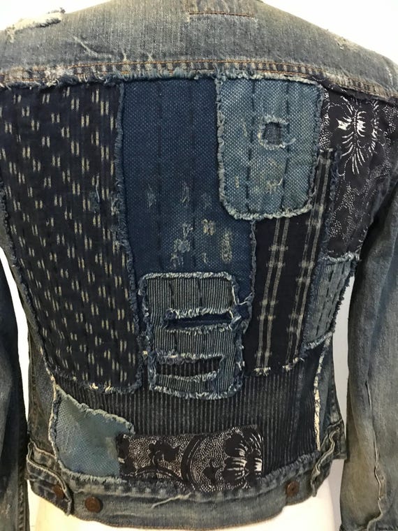 Vintage Ralph Lauren Shirt Patchwork Jacket Patch… - image 3