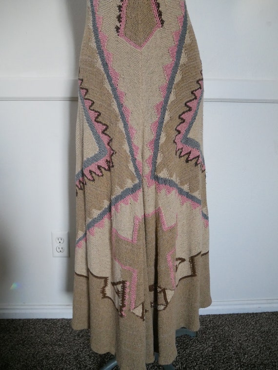 Vintage Ralph Lauren Dress hand knit dress Indian… - image 5