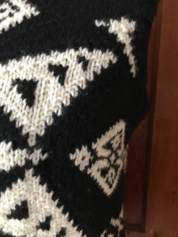 Vintage Ralph Lauren Hand knit Sweater Wool Cashm… - image 8