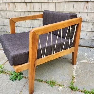 Midcentury Modern Edward Wormley for Drexel &#39;Precedent&#39; Lounge Chair, 1940s, Vintage Furniture, Scandanavian, Modern, Simple Design,