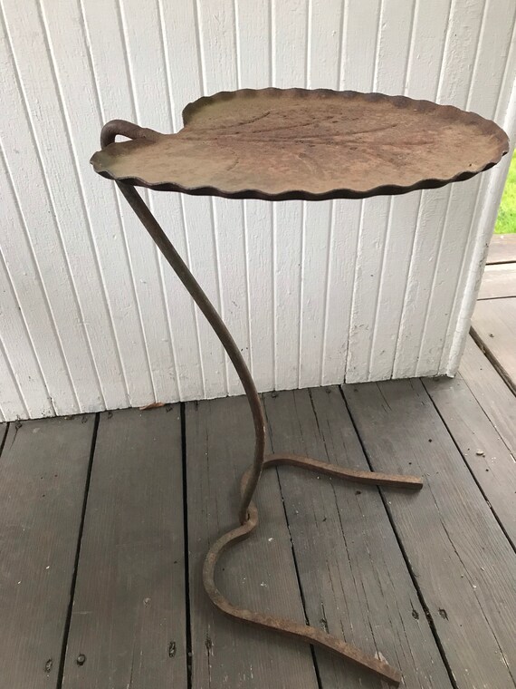 Antique Mid Century Salterini Table Lily Pad Table Garden Table