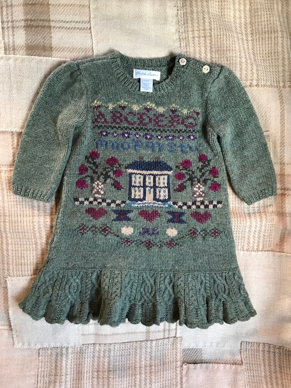 sweater dress ralph lauren Polo Girls Short-Sleeve Cotton Cable Knit Polo Hint Of Pink / L 100% cotton Kids' Cotton Cable Knit Sweater