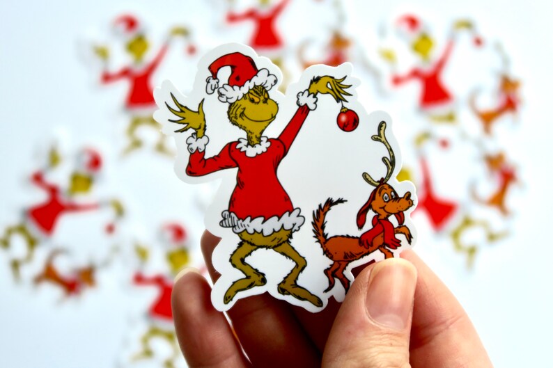 How the Grinch Stole Christmas Grinch / Max dog / Holiday / | Etsy