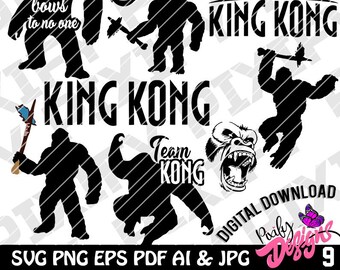 Free Free Godzilla King Kong Svg 794 SVG PNG EPS DXF File